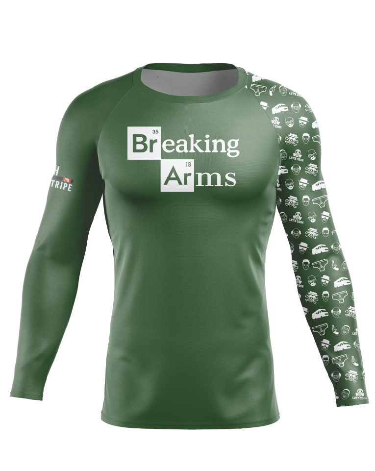 BREAKING ARMS RASH GUARD