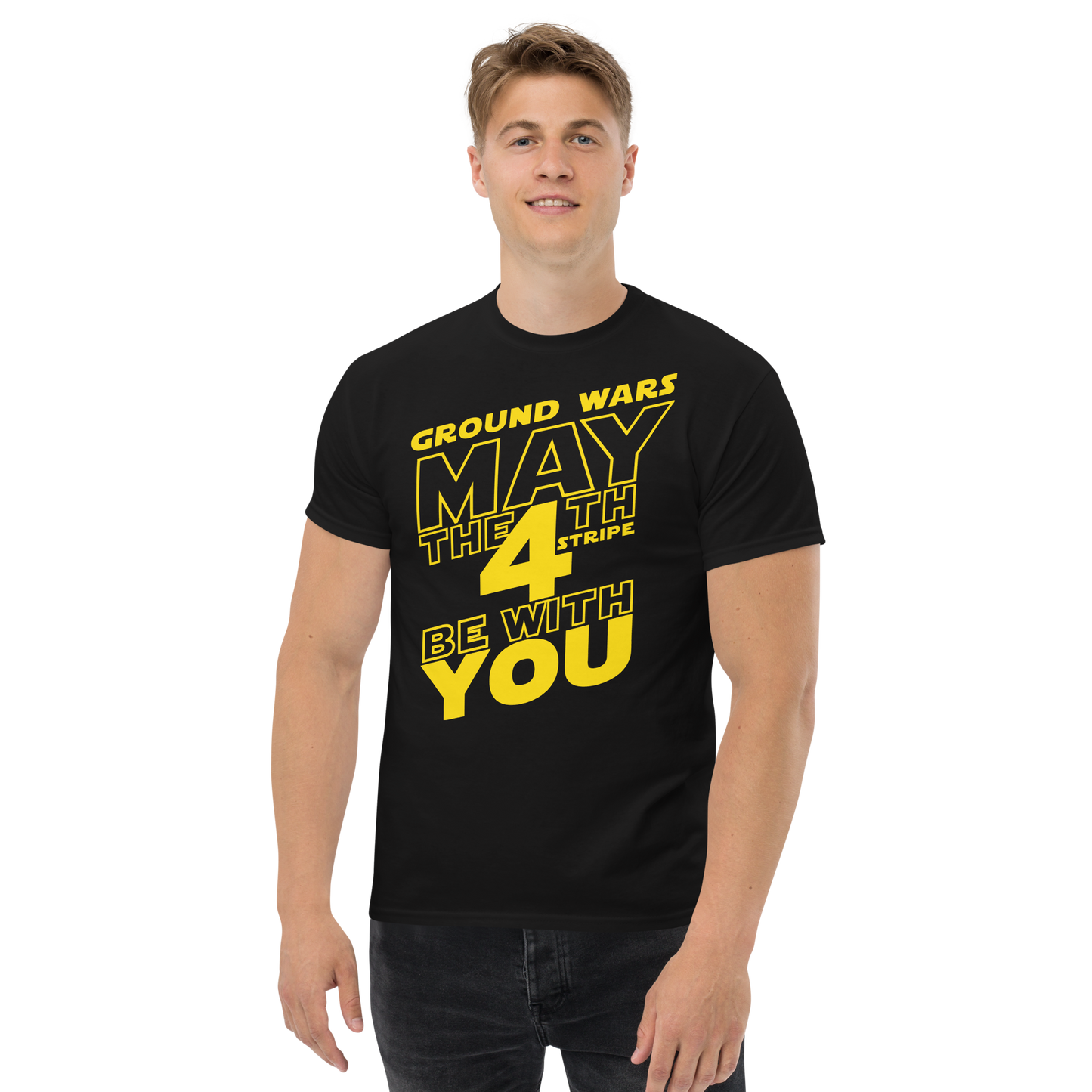 MAY THE 4TH STRIPE BE WITH YOU Men's classic tee