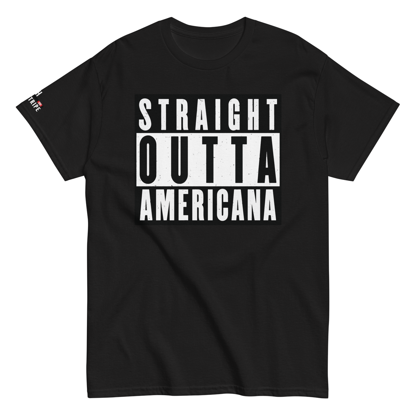 STRAIGHT OUTTA AMERICANA Men's classic tee