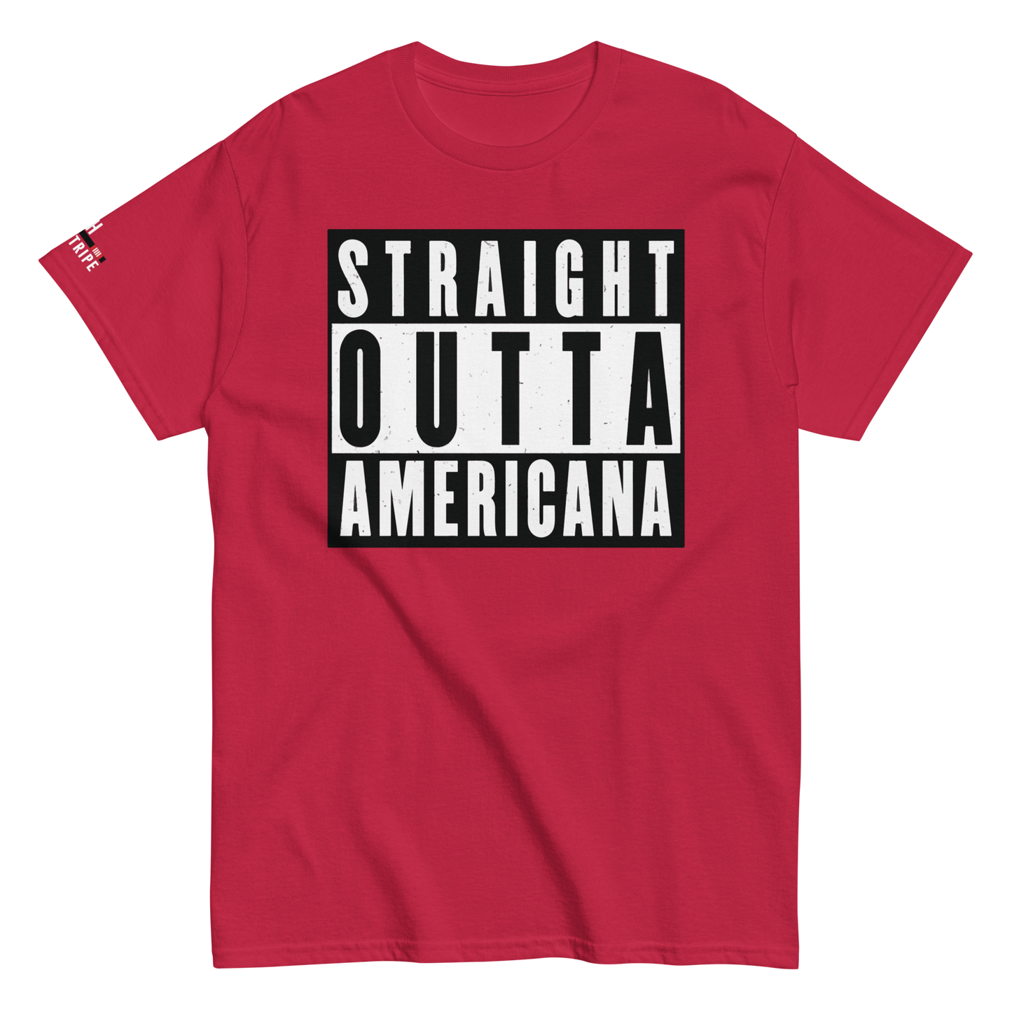 STRAIGHT OUTTA AMERICANA Men's classic tee