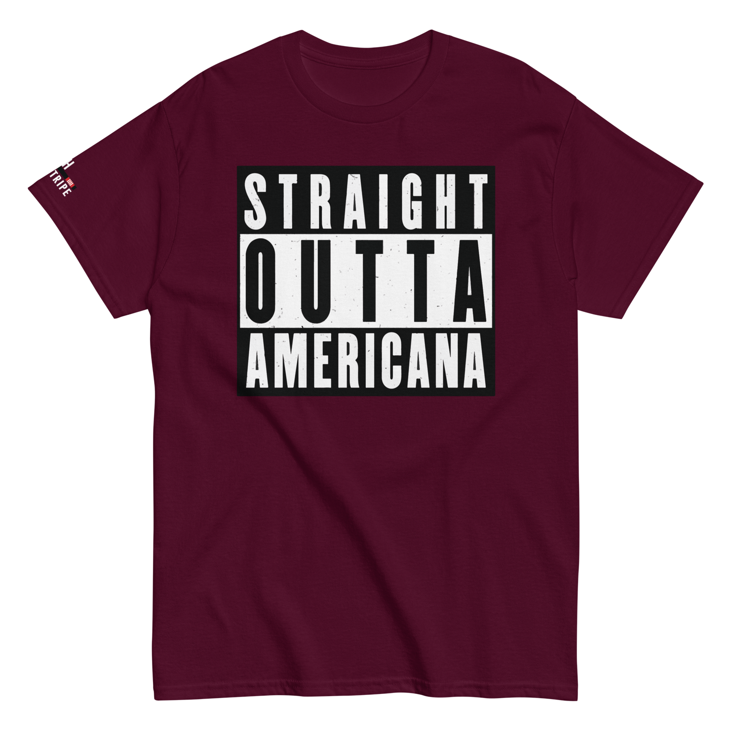 STRAIGHT OUTTA AMERICANA Men's classic tee