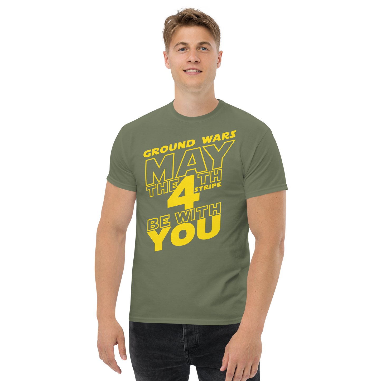 MAY THE 4TH STRIPE BE WITH YOU Men's classic tee