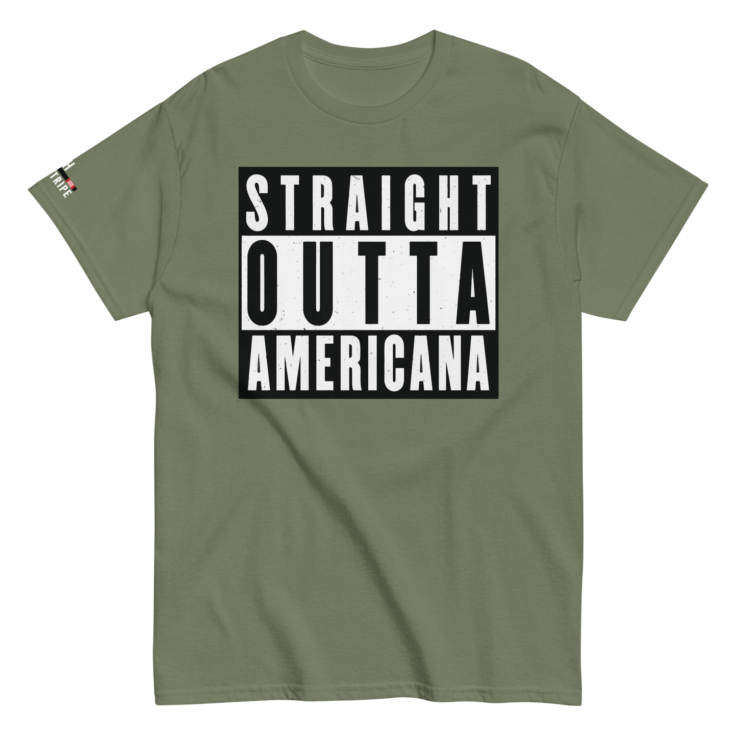 STRAIGHT OUTTA AMERICANA Men's classic tee