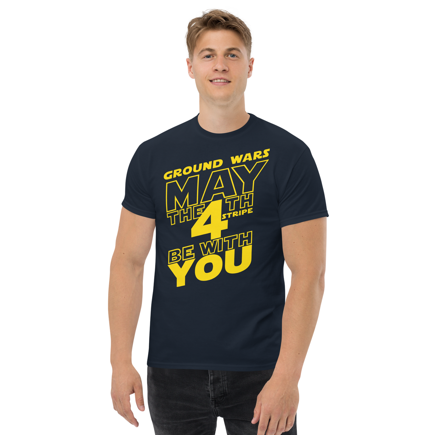 MAY THE 4TH STRIPE BE WITH YOU Men's classic tee