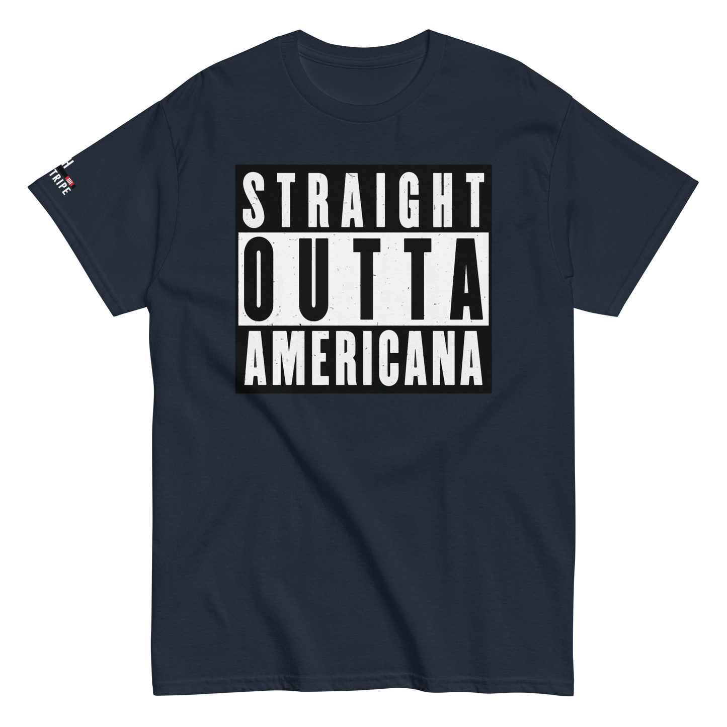 STRAIGHT OUTTA AMERICANA Men's classic tee