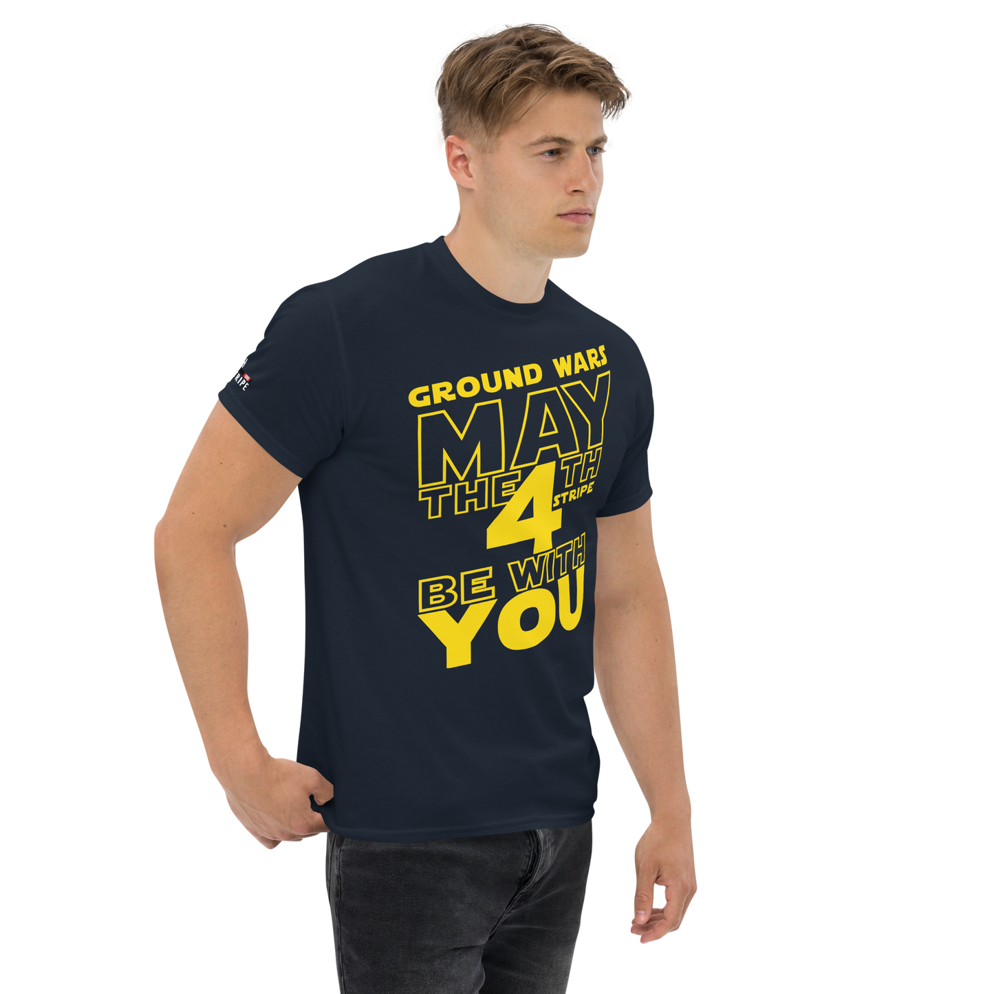 MAY THE 4TH STRIPE BE WITH YOU Men's classic tee