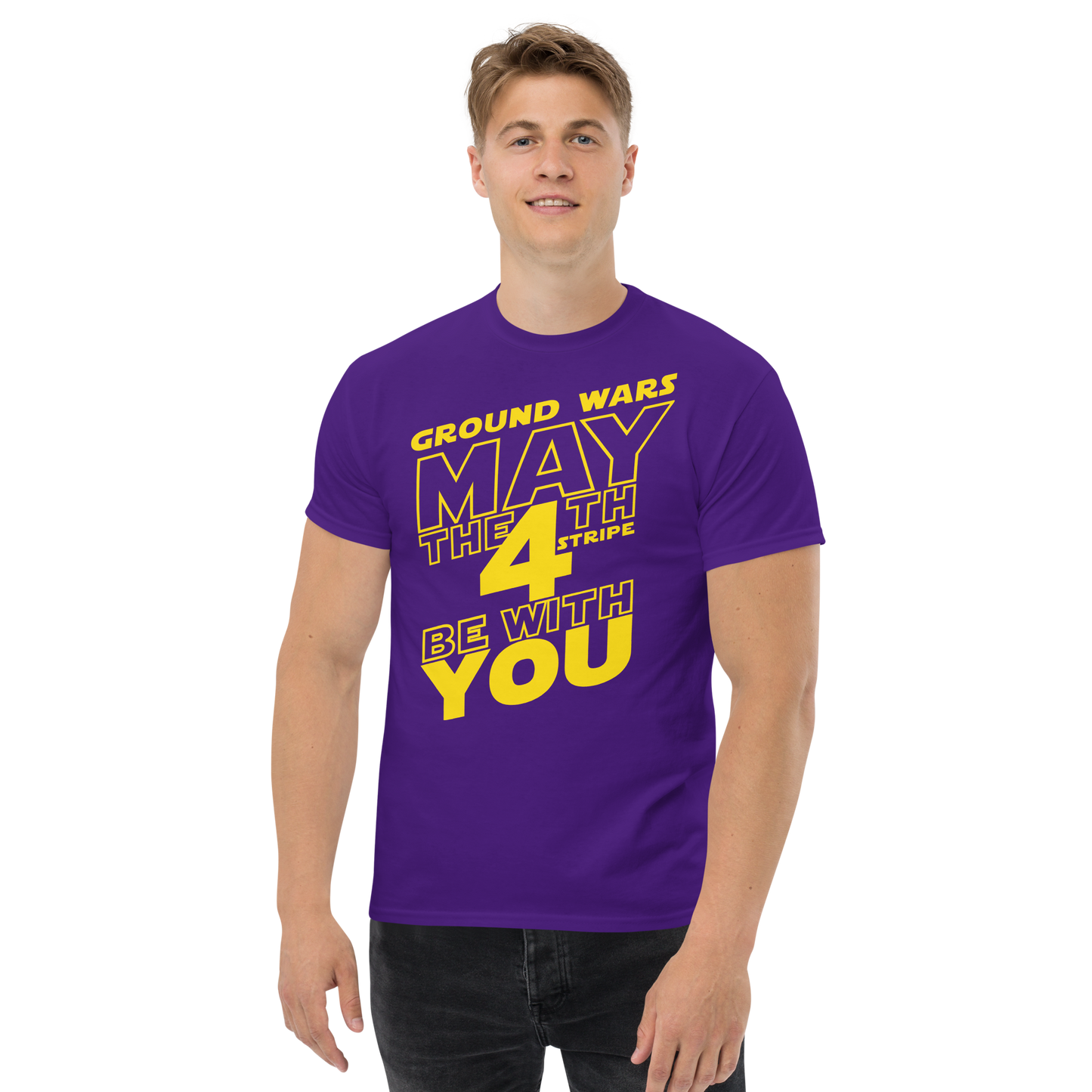 MAY THE 4TH STRIPE BE WITH YOU Men's classic tee