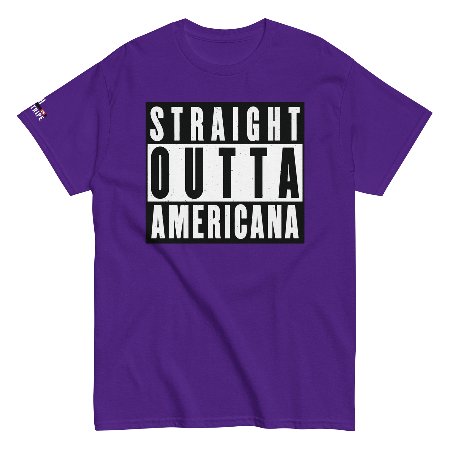 STRAIGHT OUTTA AMERICANA Men's classic tee