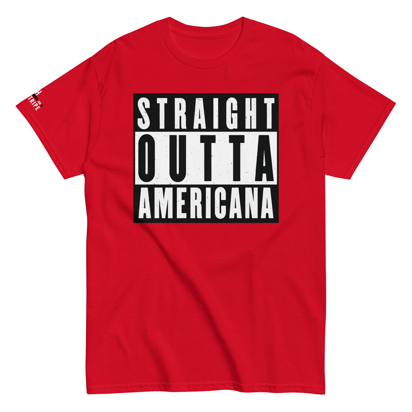 STRAIGHT OUTTA AMERICANA Men's classic tee